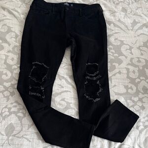 Hollister Black High-Rise Super Skinny Jeans